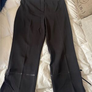 Joseph Ribkoff Elegant Black Wide Leg Trousers